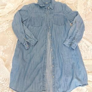 Motherhood Maternity Light Chambray Shirt - Light Blue